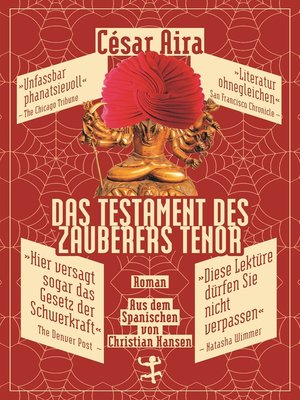 cover image of Das Testament des Zauberers Tenor